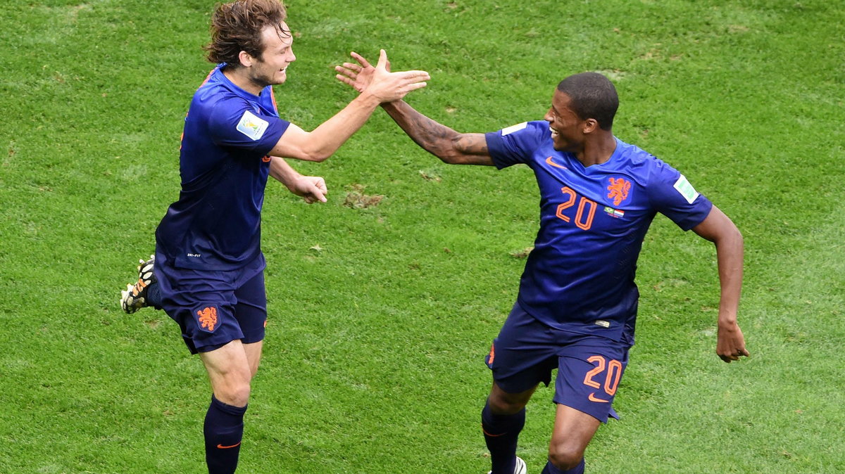 Daley Blind i Georgini Wijnaldum