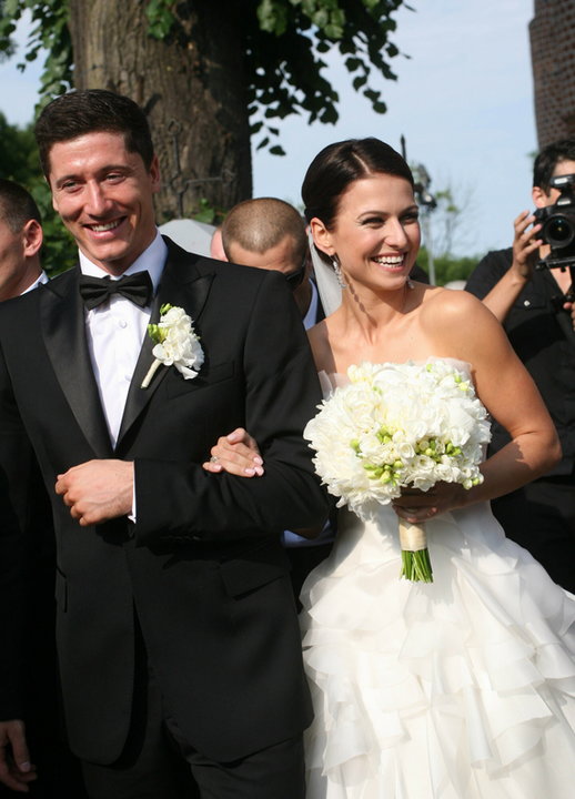 Robert Lewandowski i Anna Lewandowska