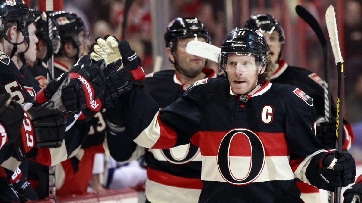 Daniel Alfredsson (jeszcze w barwach Ottawy Senators)