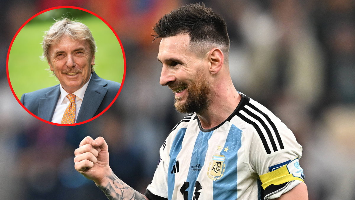 Lionel Messi i Zbigniew Boniek (w kółku)