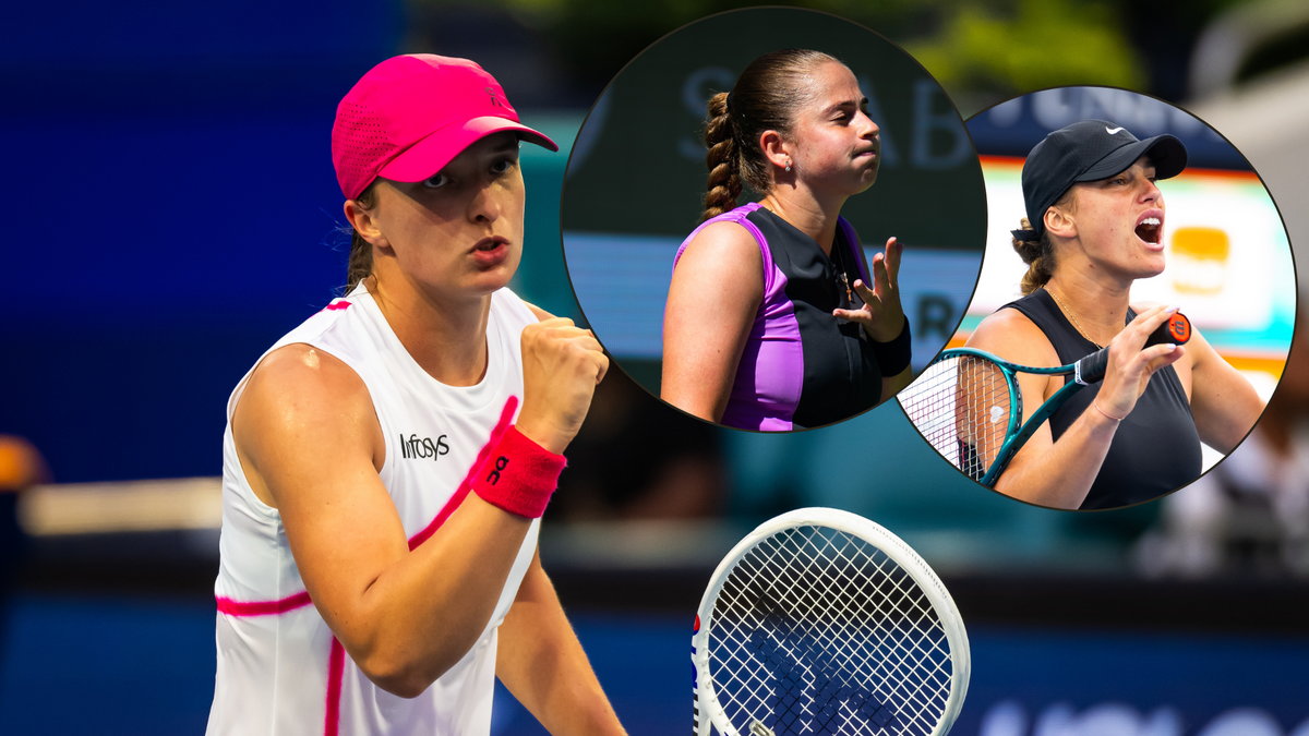 Iga Świątek, Aryna Sabalenka i Jelena Ostapenko