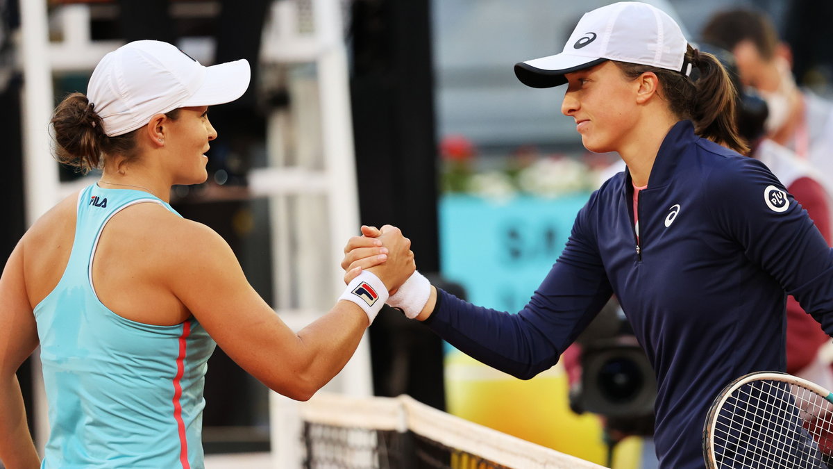 Ashleigh Barty i Iga Świątek