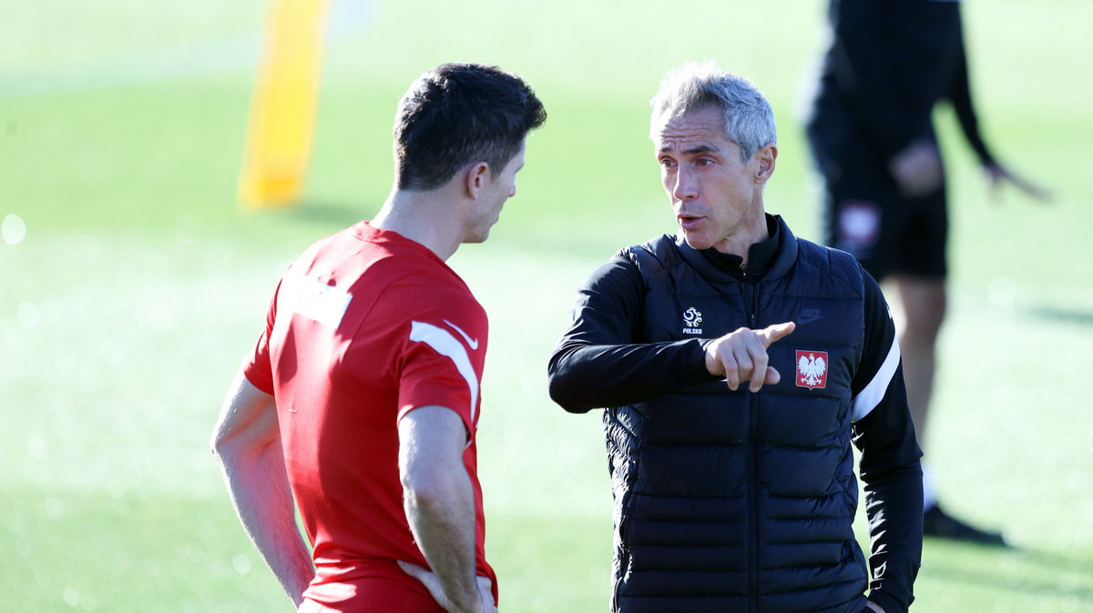 Paulo Sousa (z prawej) i Robert Lewandowski