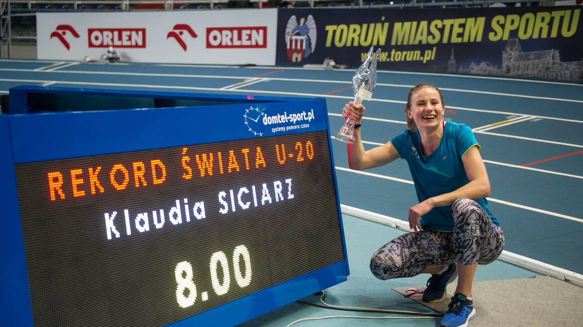 Klaudia Siciarz w toruńskiej hali