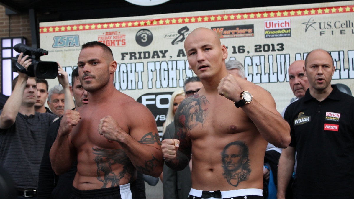 Artur Szpilka (P) i Mike Mollo (L)