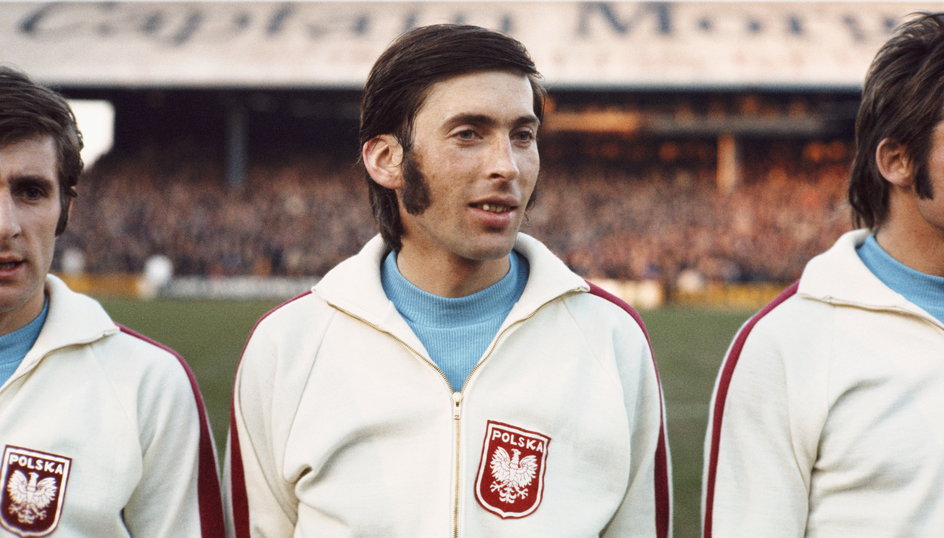 Deyna przed meczem z Walią - 1973 r.