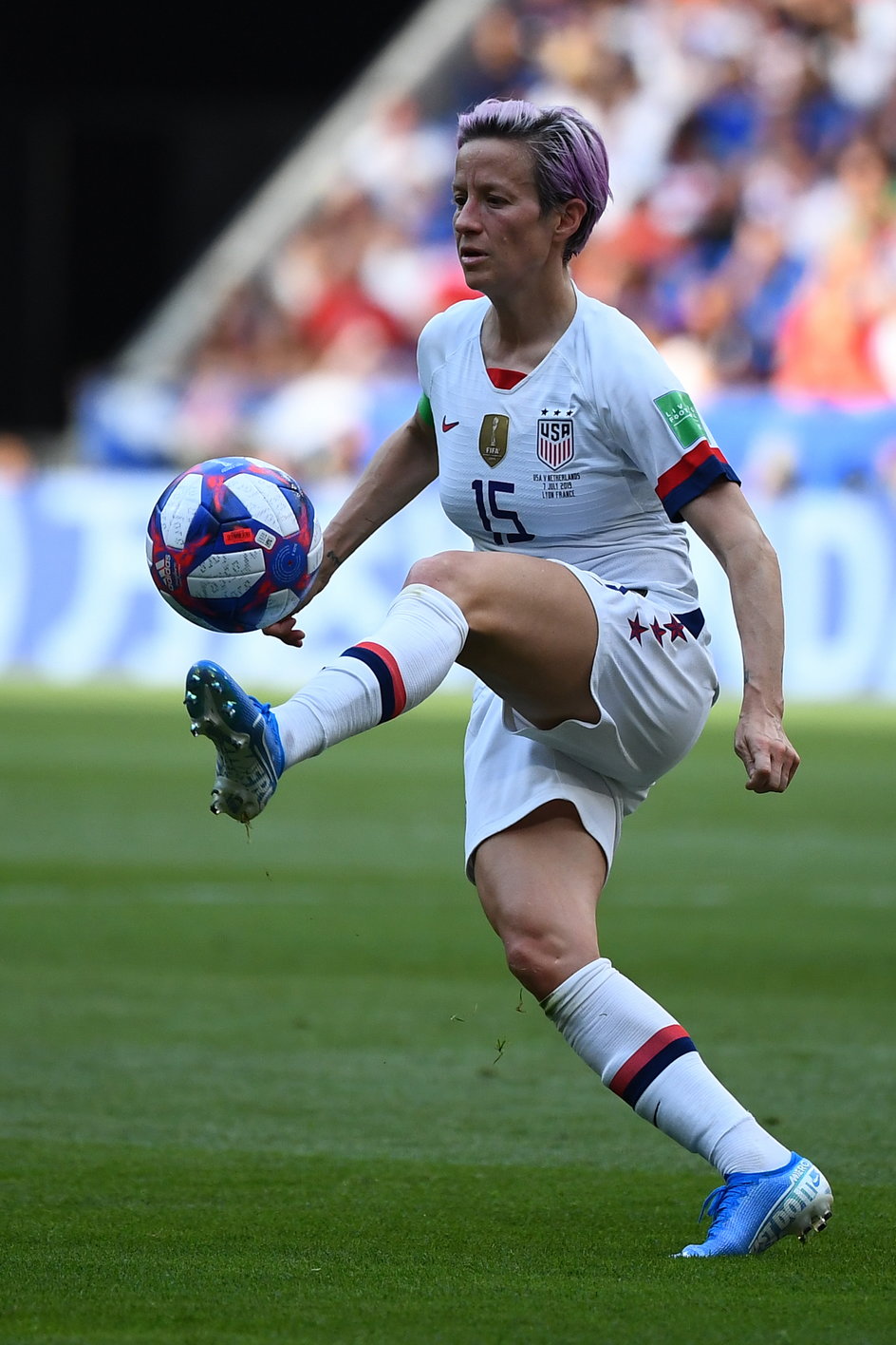 Megan Rapinoe podczas MŚ 2019