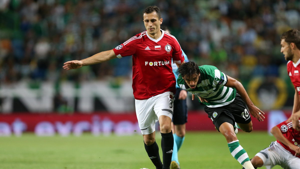 Pilka nozna. Liga Mistrzow. Sporting CP - Legia Warszawa. 27.09.2016