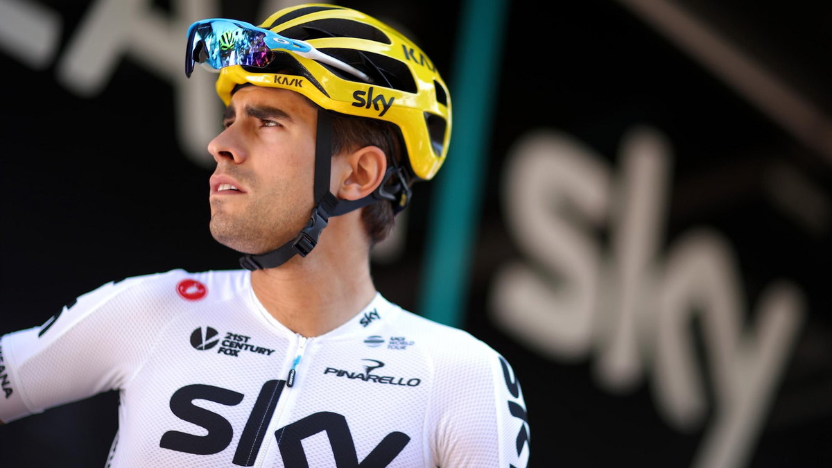 Mikel Landa kolarzem grupy Movistar