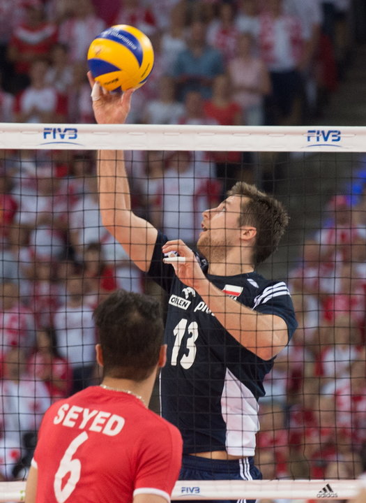 SIATKÓWKA FIVB MISTRZOSTWA ŚWIATA 2014 POLSKA IRAN (Michał Kubiak Mousavi Eraghi Seyed Mohammad )