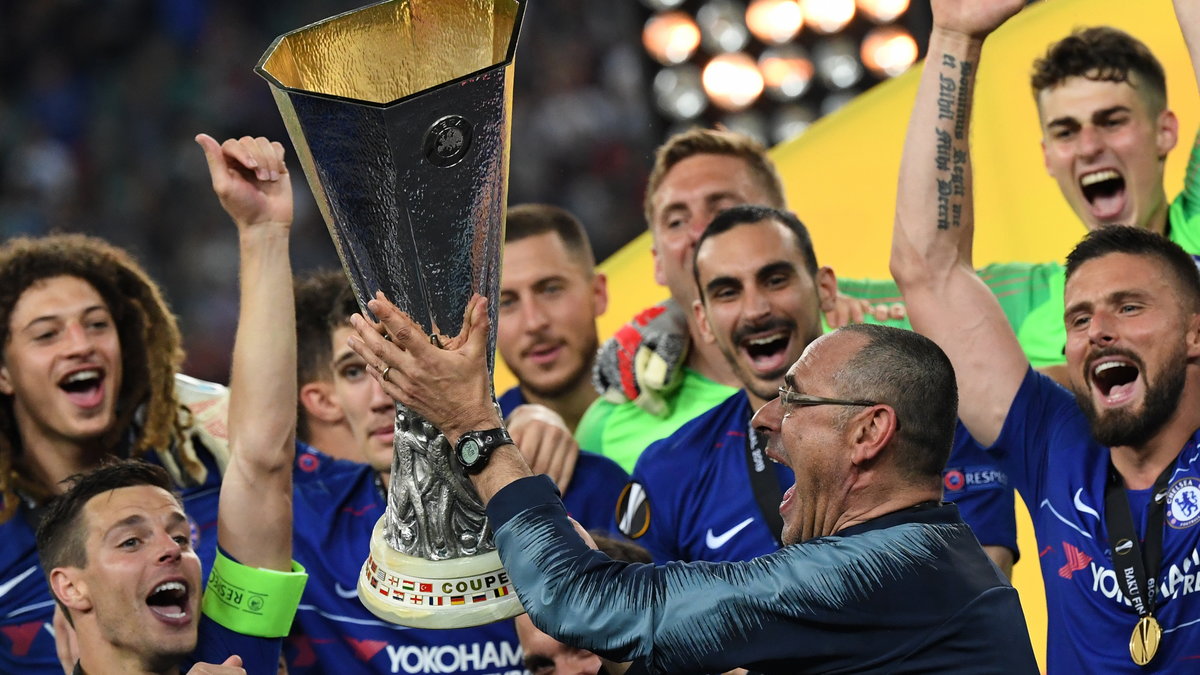 Maurizio Sarri wygrał z Chelsea Ligę Europy