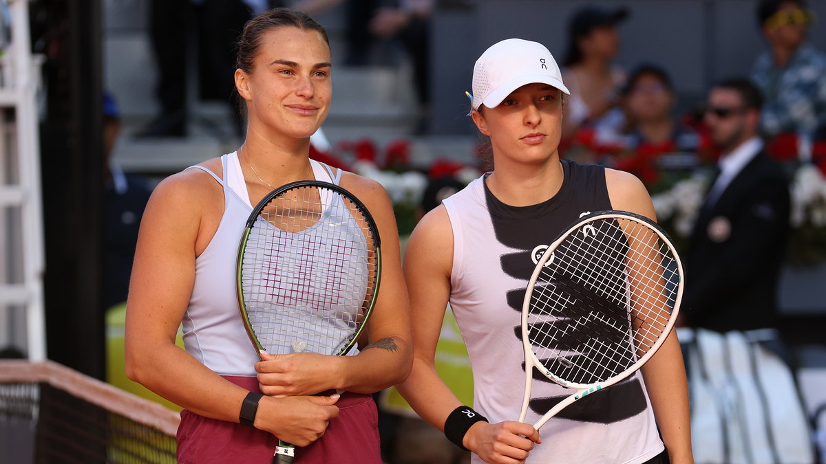 Aryna Sabalenka i Iga Świątek