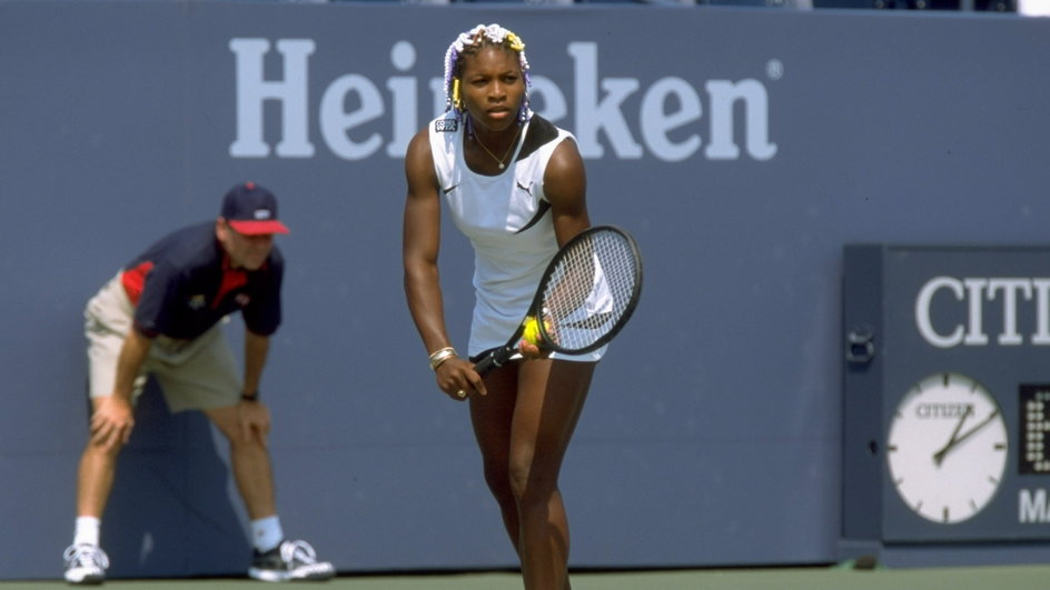 Serena Williams podczas US Open w 1998 roku