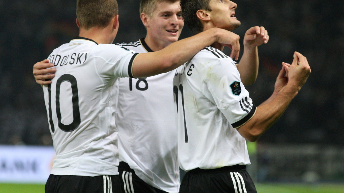 Lukas Podolski, Toni Kroos i Miroslav Klose