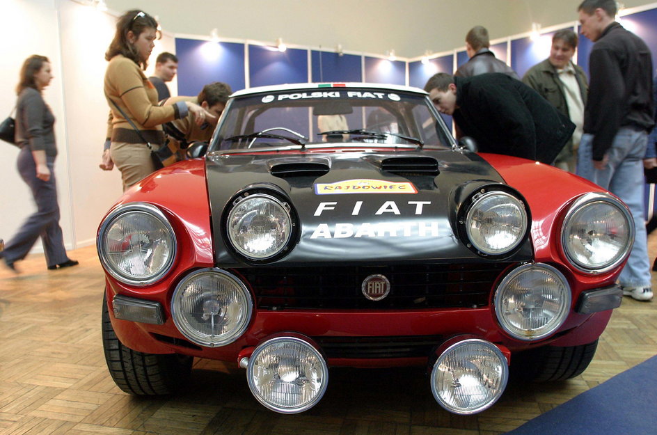 Fiat 124 Spider CSA Abarth, którym w 1975 r Andrzej Jaroszewicz z pilotem Ryszardem Żyszkowskim zajęli trzecie miejsce w klasyfikacji generalnej mistrzostw Europy