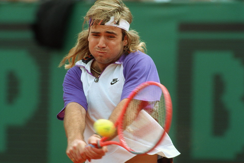 Andre Agassi w 1991 roku 