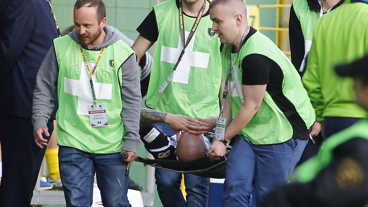 Poważna kontuzja Korzyma. Sandecja jedzie na rezerwie