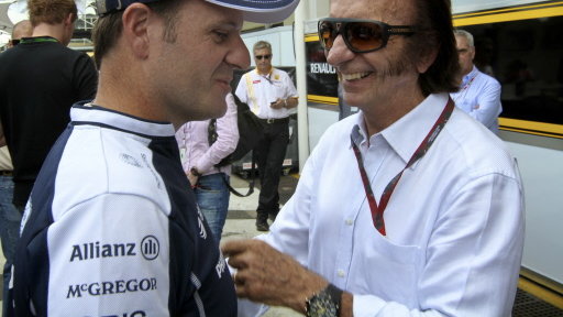 Rubens Barrichello (po lewej)