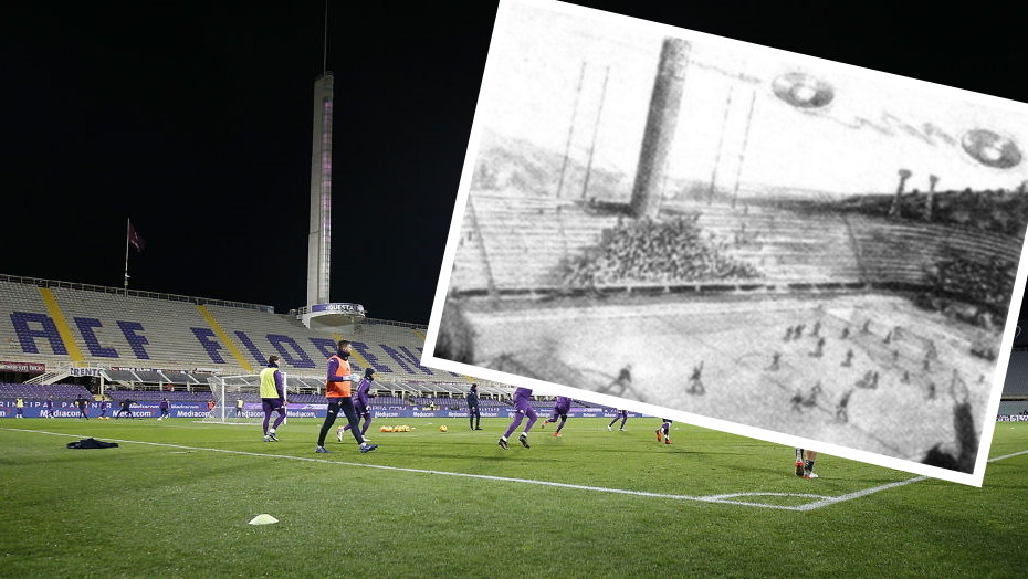 W październiku 1954 r. nad stadionem Fiorentiny widziano UFO (Fot. Howler Magazine / Twitter)