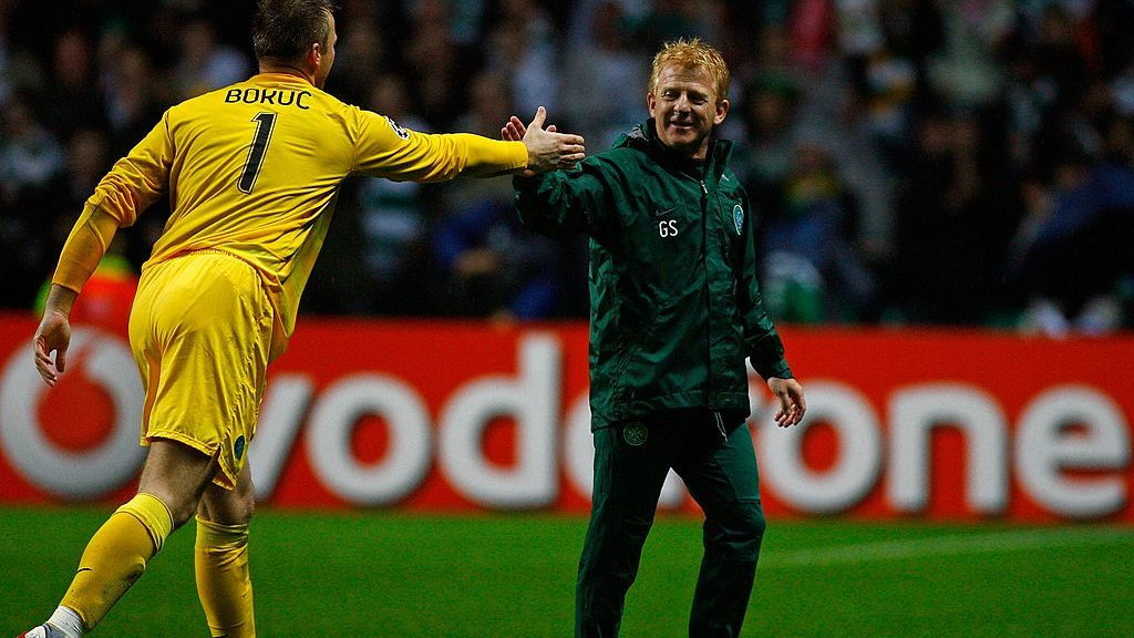 Artur Boruc i Gordon Strachan