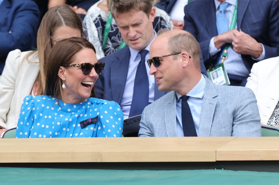 Księżna Kate i książę William na Wimbledonie