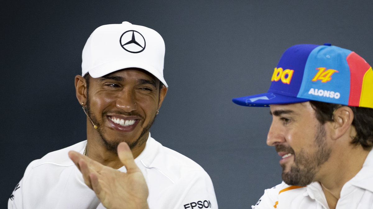 Lewis Hamilton i Fernando Alonso (zdj. z 2018 r.)