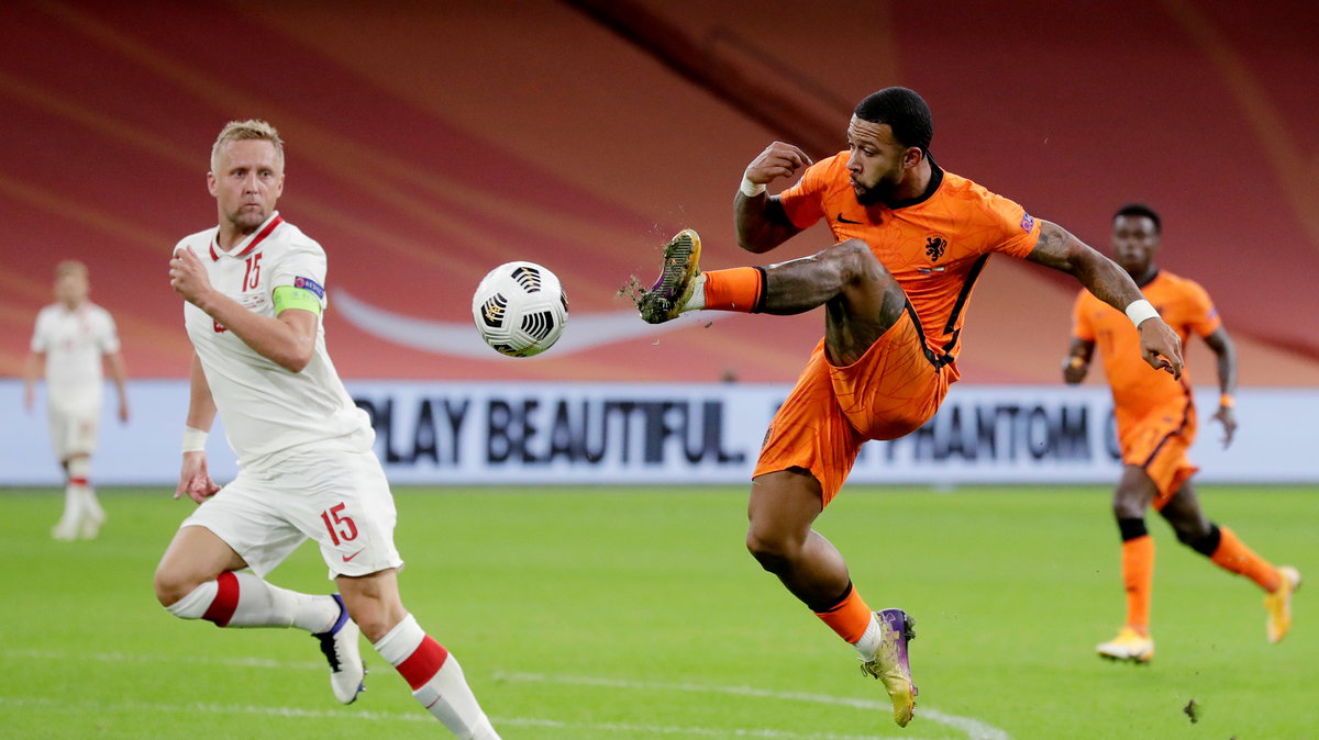 Kamil Glik (z lewej), Memphis Depay