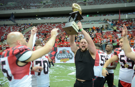 FUTBOL AMERYKAŃSKI SUPERFINAŁ GIANTS EAGLES