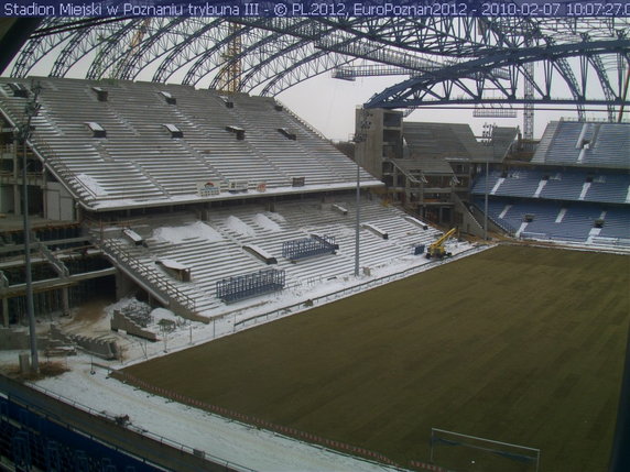 Budowa stadionu w Poznaniu na Euro 2012 (fot. Euro Poznań 2012)