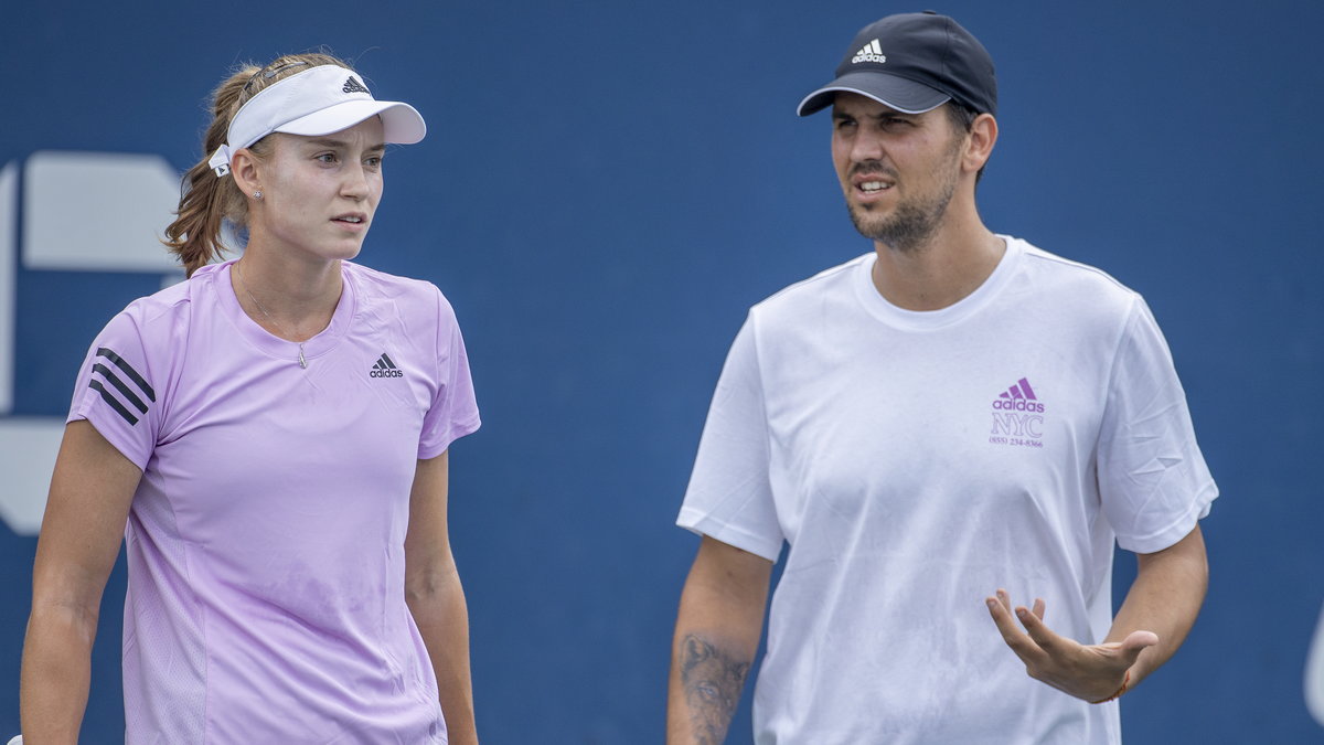 Jelena Rybakina i Stefano Vukov