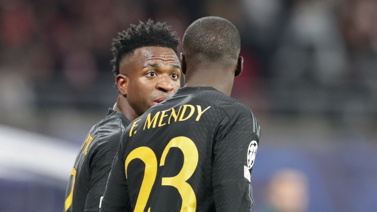 Vinicius Jr i Ferland Mendy z Realu