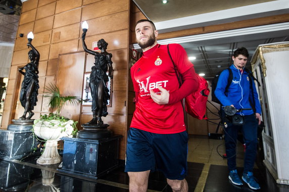 Pilka nozna. Ekstraklasa. Wisla Krakow. Hotel. 14.01.2018