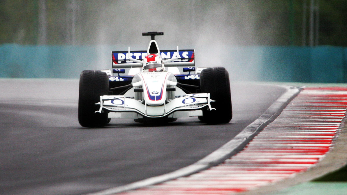 Robert Kubica podczas Grand Prix Węgier 2006