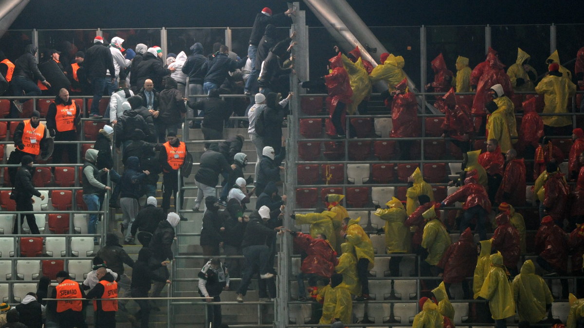 Starcia na trybunach Pepsi Arena (Legia Warszawa - Jagiellonia Białystok)