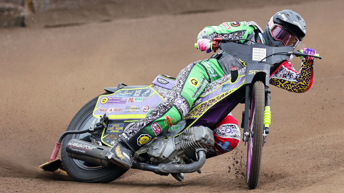 Celina Liebmann podczas Speedway Grand Prix 2 w Pradze