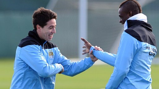 Samir Nasri i Mario Balotelli