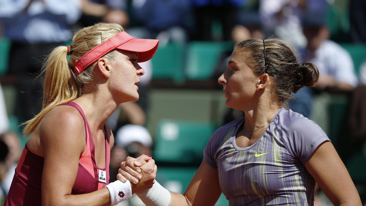 Agnieszka Radwańska i Sara Errani