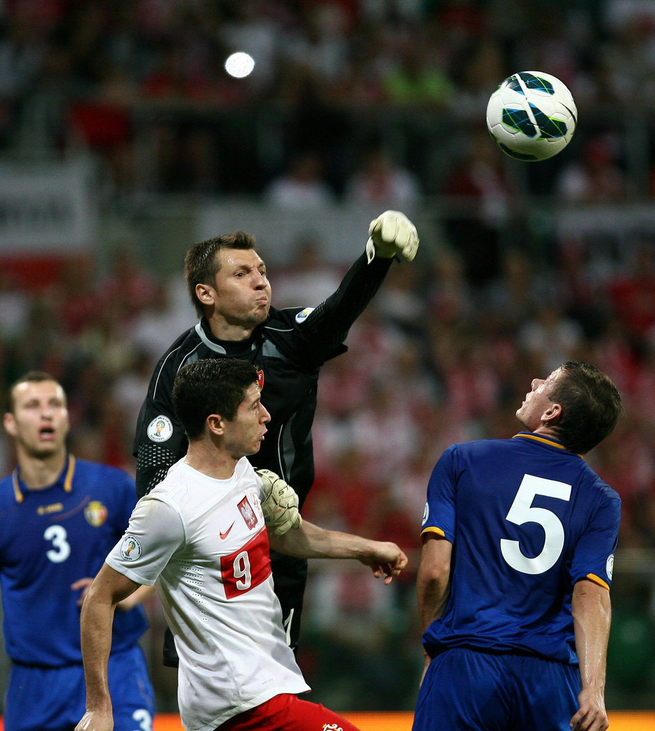 Robert Lewandowski i Stanislav Namasco