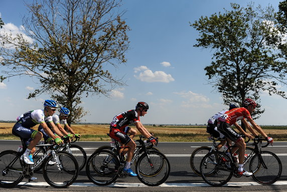 KOLARSTWO TOUR DE POLOGNE (Mitchell Docker Christian Meier Dominik Nerz Kevin de Weert Sander Armee Georg Preidler )