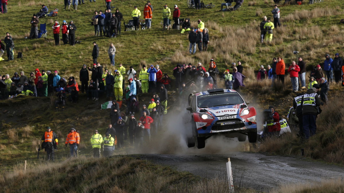 Kubica jak zwykle jechał efektownie, ale tym razem trochę wolniej