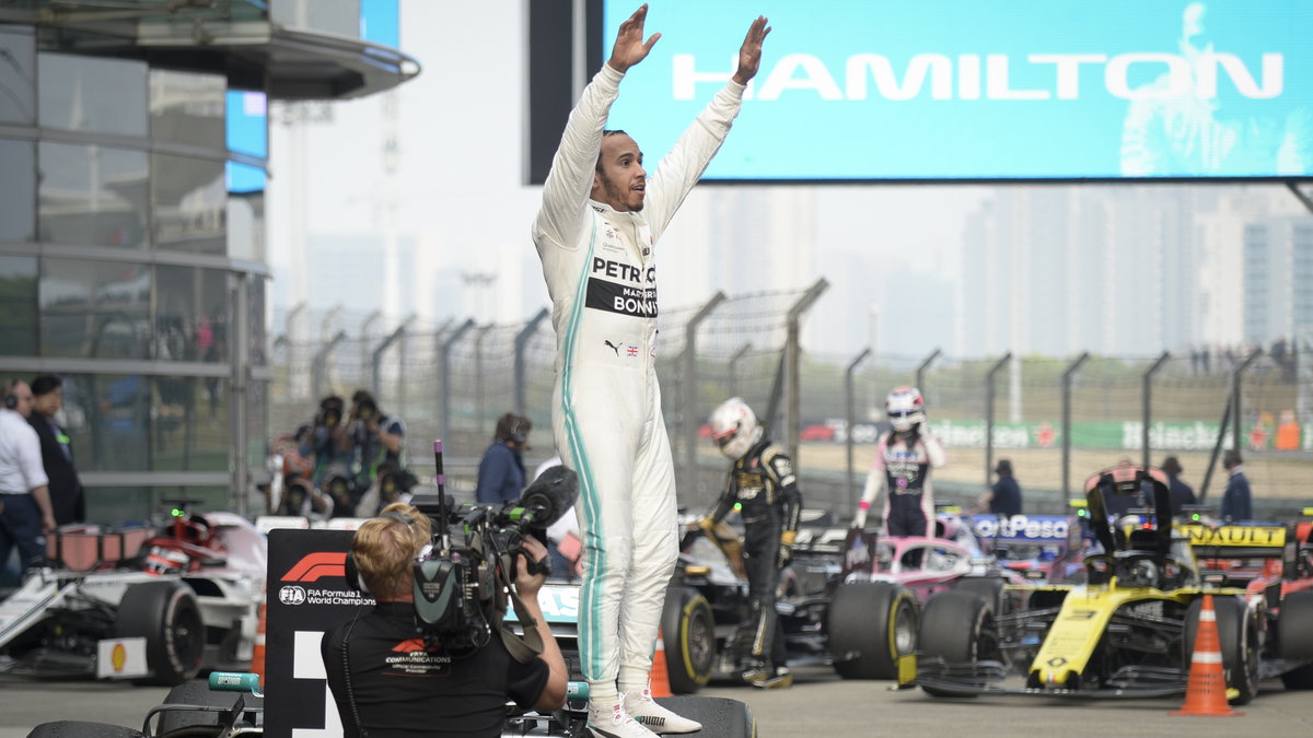 Lewis Hamilton po ubiegłorocznym GP Chin