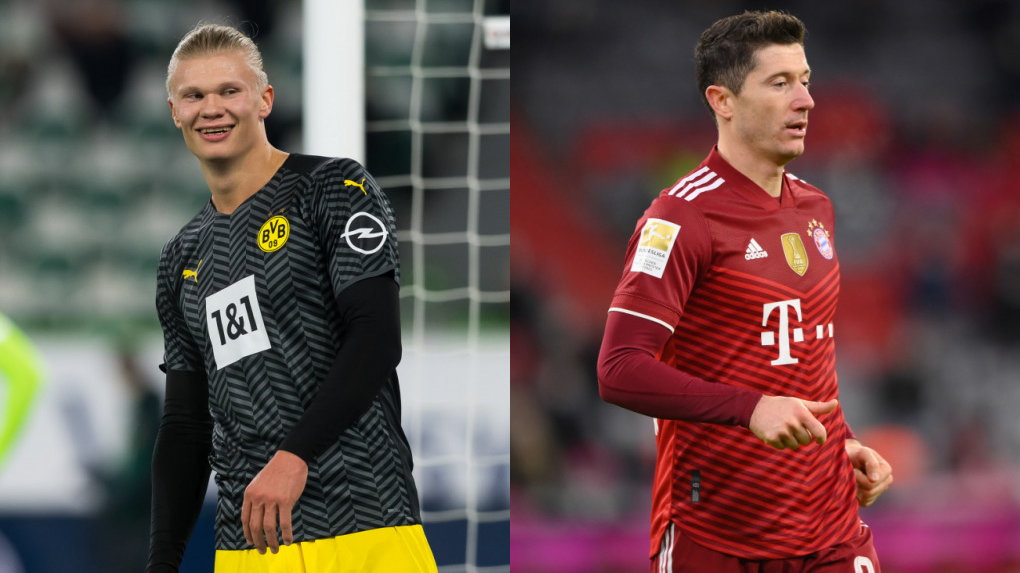 Erling Haaland i Robert Lewandowski