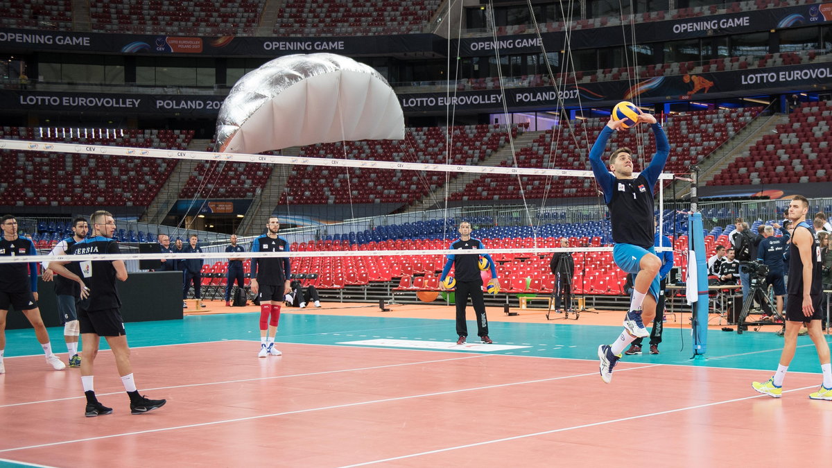 Mistrzostwa europy. Lotto Eurovolley Poland 2017. Pilka siatkowa mezczyzn. Warszawa 2017.08.23