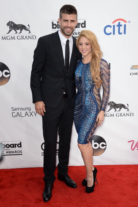 Shakira i Gerard Pique w 2014 r.