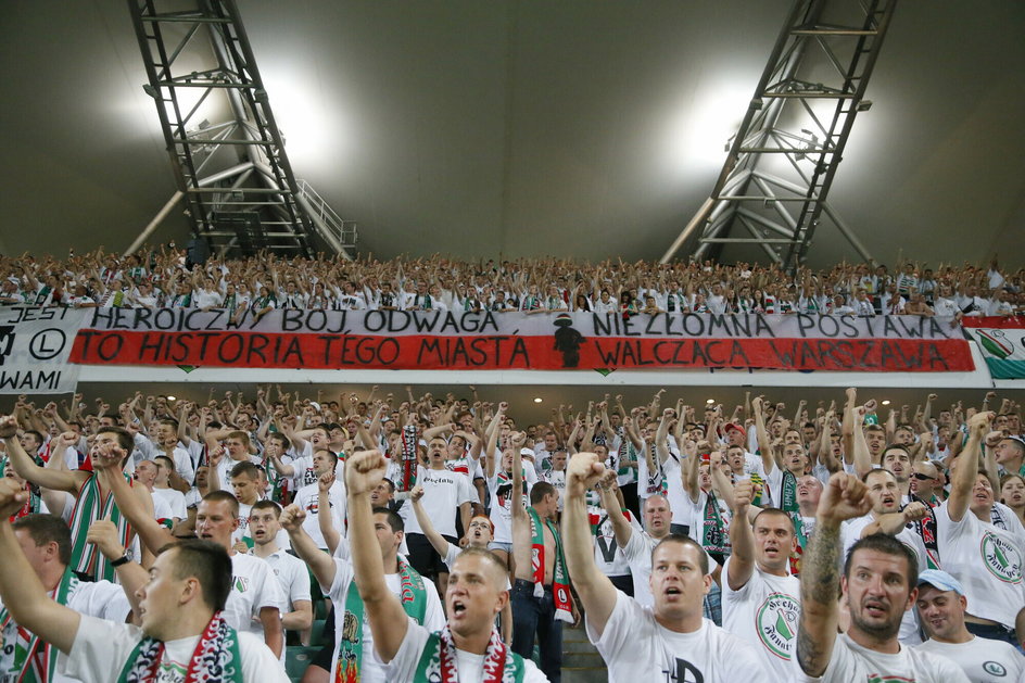 Mecz Ekstraklasy pomiędzy Legią Warszawa i Podbeskidziem Bielsko-Biała w dniu 03.08.2013 r. (Fot. Kamil Piklikiewicz / East News)