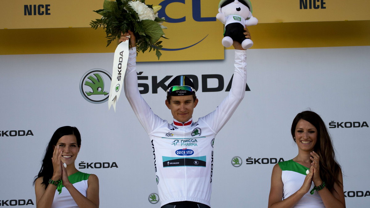 Michał Kwiatkowski na podium