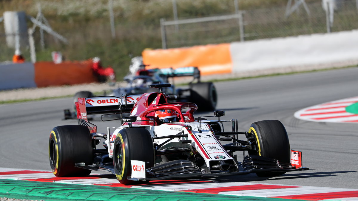 Robert Kubica w bolidzie Alfa Romeo