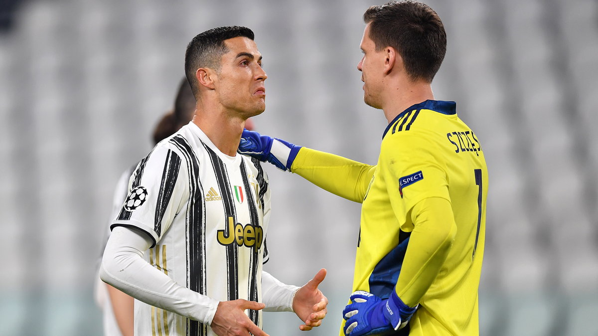 Wojciech Szczęsny i Cristiano Ronaldo