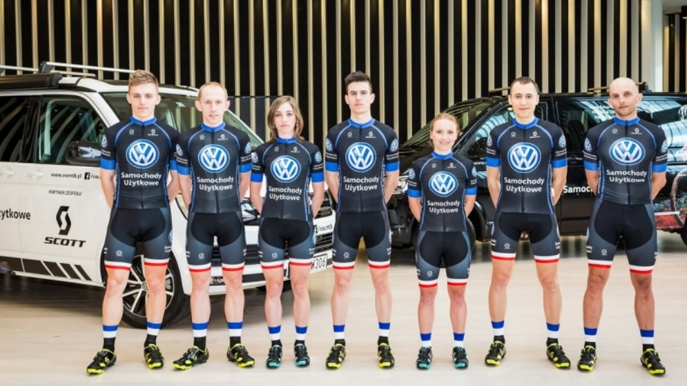 Drużyna kolarska Volkswagen Samochody Użytkowe MTB Team z ambitnymi planami