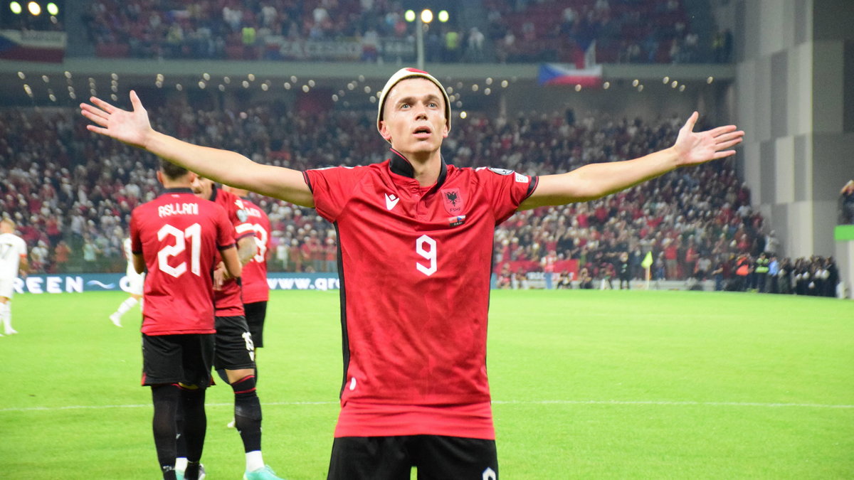 Radość piłkarzy reprezentacji Albanii
